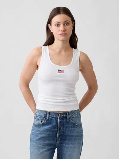 Gap Factory Gap Logo Ribbed Tank Top