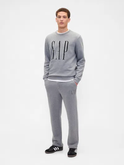 Gap Factory Gap Logo Straight-leg Sweatpants In Gray