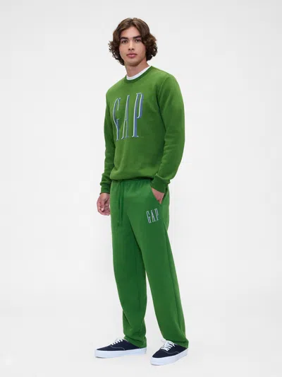 Gap Factory Gap Logo Straight-leg Sweatpants In Green