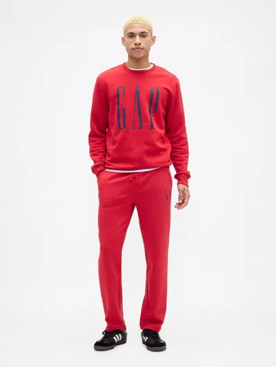 Gap Factory Gap Logo Straight-leg Sweatpants In Red