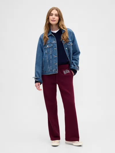 Gap Factory Gap Logo Straight Sweatpants In Blue