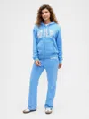 Gap Factory Gap Logo Straight Sweatpants In Blue