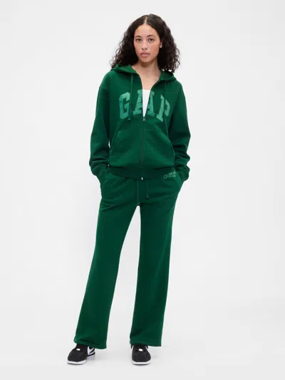 Gap Factory Gap Logo Straight Sweatpants In Green
