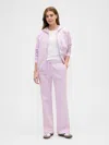 Gap Factory Gap Logo Straight Sweatpants In Pink