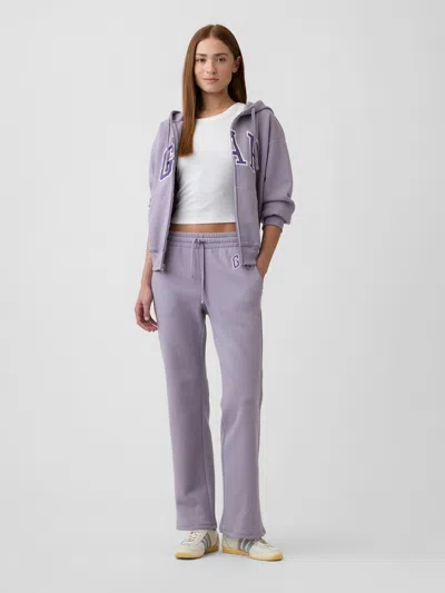 Gap Factory Gap Logo Straight Sweatpants In Purple