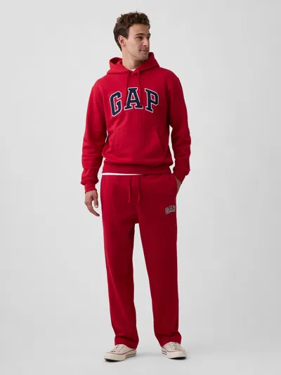 Gap Factory Gap Logo Straight-leg Sweatpants In Red Apple
