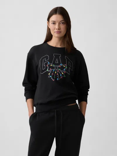 Gap Factory Gap Logo Sweatshirt In Black Bow Print