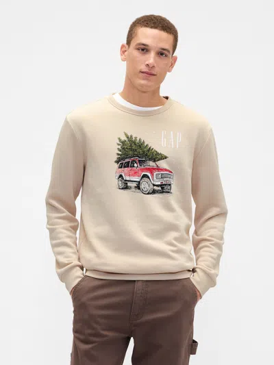 Gap Factory Gap Logo Sweatshirt In Neutral