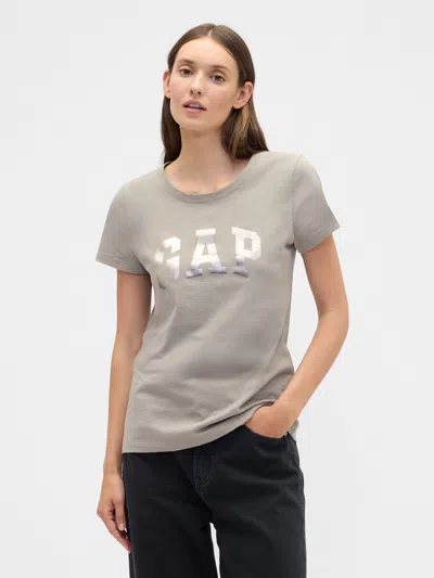 Gap Factory Gap Logo T-shirt In Gray