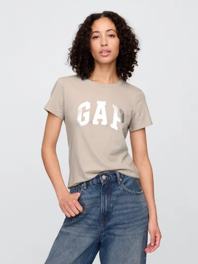 Gap Factory Gap Logo T-shirt In Neutral