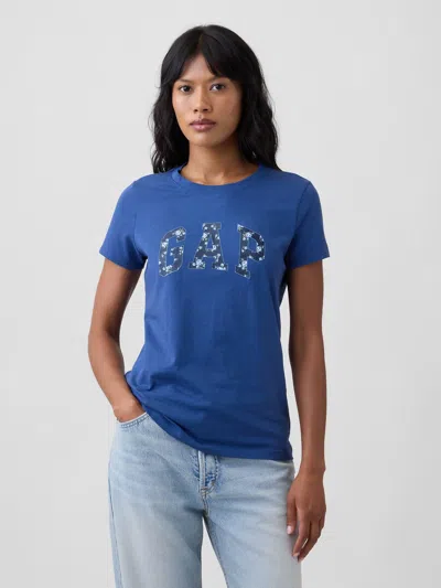 Gap Factory Gap Logo T-shirt In Blue Track