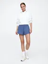 Gap Factory Gapfit 3" Mid Rise Runaround Shorts In Blue