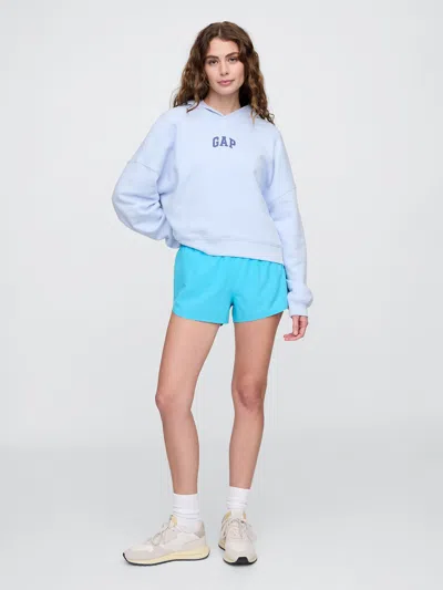Gap Factory Gapfit 3" Mid Rise Runaround Shorts In Blue