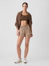 Gap Factory Gapfit 3" Mid Rise Runaround Shorts In Brown