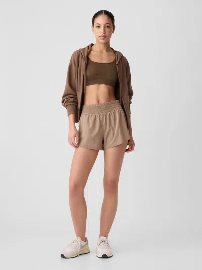 Gap Factory Gapfit 3" Mid Rise Runaround Shorts In Brown