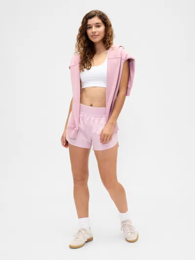 Gap Factory Gapfit 3" Mid Rise Runaround Shorts In Pink