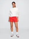 Gap Factory Gapfit 3" Mid Rise Runaround Shorts In Red