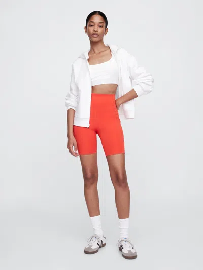 Gap Factory Gapfit 7" High Rise Studio Bike Shorts In Red