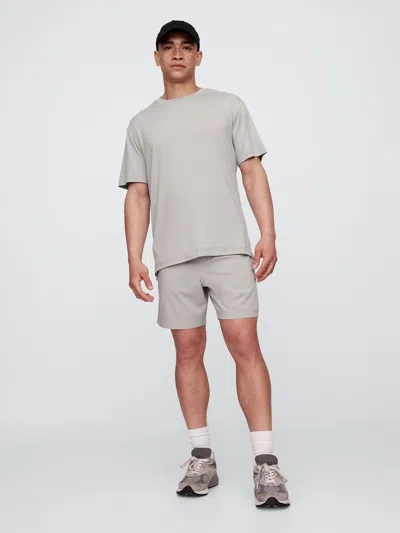 Gap Factory Gapfit 7" Lined Athletic Shorts In Silver