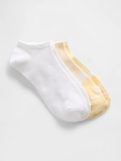 Gap Factory Gapfit Ankle Socks (2-pack) In Yellow