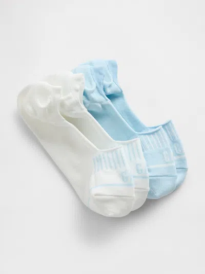 Gap Factory Gapfit No-show Socks (2-pack) In Blue