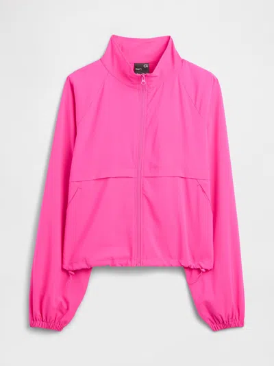 Gap Factory Gapfit Oversized Runaround Track Jacket In Pink