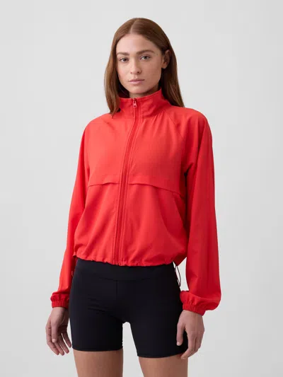 Gap Factory Gapfit Oversized Runaround Track Jacket In Poster Red