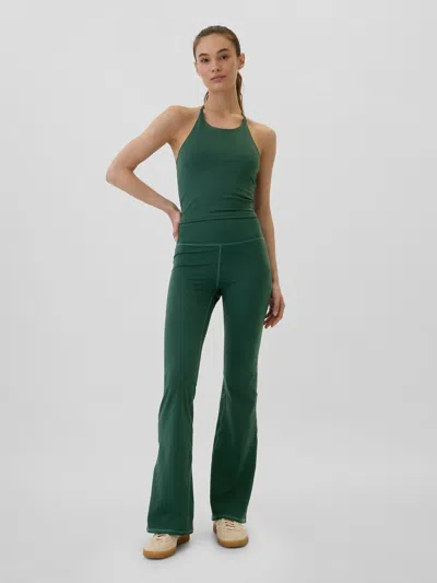 Gap Factory Gapfit Sky High Studio Flare Leggings In Essex Green