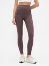 Gap Factory Gapfit Sky High Studio Pocket Leggings In Brown