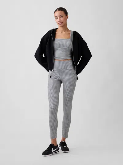 Gap Factory Gapfit Sky High Studio Pocket Leggings In Gray