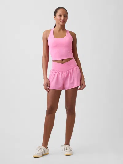 Gap Factory Gapfit Studio Recycled 3" Runaround Shorts In Pink