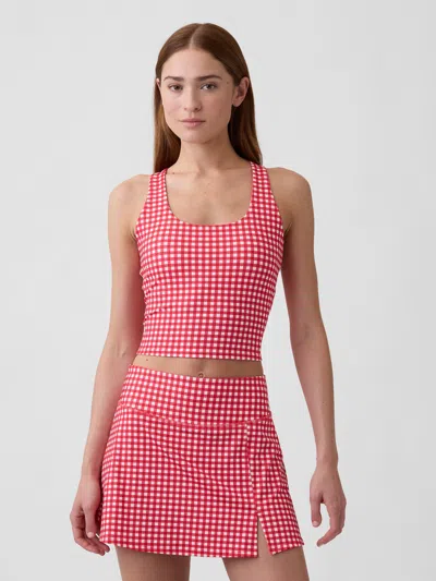 Gap Factory Gapfit Studio Recycled Tank Top In Red