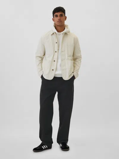 Gap Factory Gapflex Essential Khakis In Baggy Fit In Brown