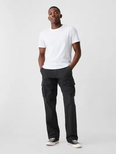 Gap Factory Gapflex Essential Straight Cargo Pants In Blue