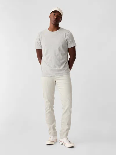 Gap Factory Gapflex Slim Travel Jeans In White