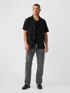 Gap Factory Gapflex Straight Jeans In Gray