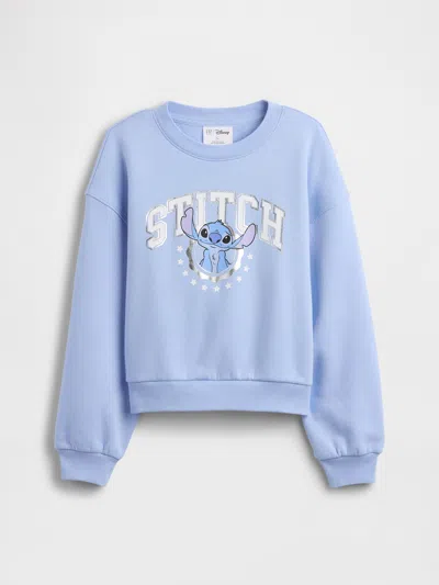Gap Factory Gapkids &#215 Disney Lilo And Stitch Oversized Graphic Sweatshirt In Blue