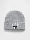 Gap Factory Gapkids &#215 Disney Mickey Mouse Logo Beanie In Gray