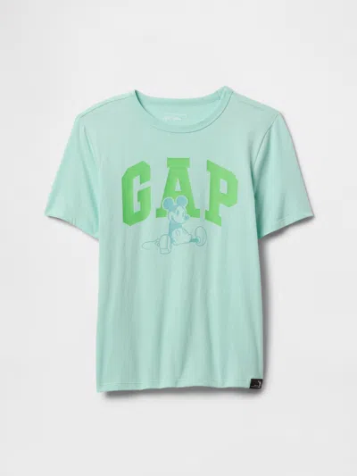 Gap Factory Gapkids &#215 Disney Mickey Mouse Logo T-shirt In Green