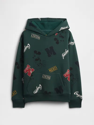 Gap Factory Gapkids &#215 Disney Mickey Mouse Relaxed Hoodie In Green