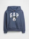 Gap Factory Gapkids &#215 Disney Mickey Mouse Relaxed Logo Hoodie In Blue