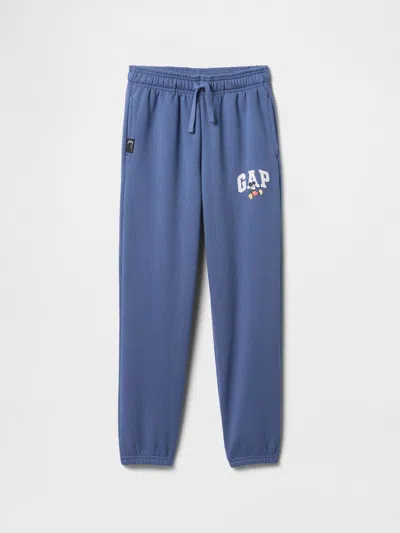 Gap Factory Gapkids &#215 Disney Mickey Mouse Relaxed Logo Joggers In Blue