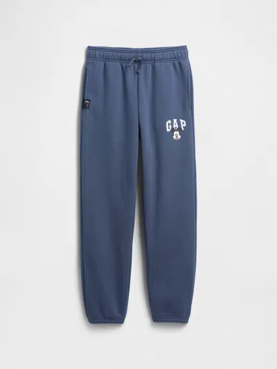 Gap Factory Gapkids &#215 Disney Mickey Mouse Relaxed Logo Joggers In Blue