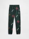 Gap Factory Gapkids &#215 Disney Mickey Mouse Relaxed Logo Joggers In Green