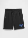 Gap Factory Gapkids &#215 Disney Mickey Mouse Relaxed Logo Pull-on Shorts In Black