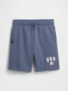 Gap Factory Gapkids &#215 Disney Mickey Mouse Relaxed Logo Pull-on Shorts In Blue