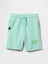 Gap Factory Gapkids &#215 Disney Mickey Mouse Relaxed Logo Pull-on Shorts In Green