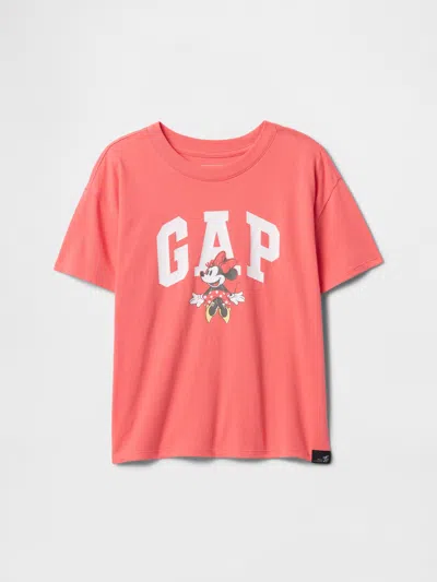 Gap Factory Gapkids &#215 Disney Minnie Mouse Oversized Graphic T-shirt In Pink