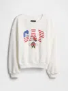 Gap Factory Gapkids &#215 Disney Minnie Mouse Oversized Logo Sweatshirt In Multi
