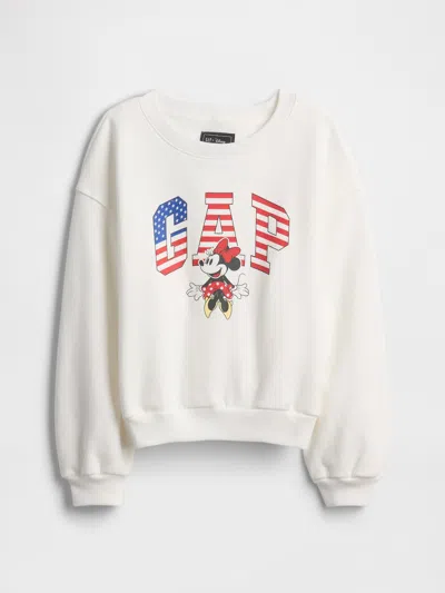 Gap Factory Gapkids &#215 Disney Minnie Mouse Oversized Logo Sweatshirt In Multi